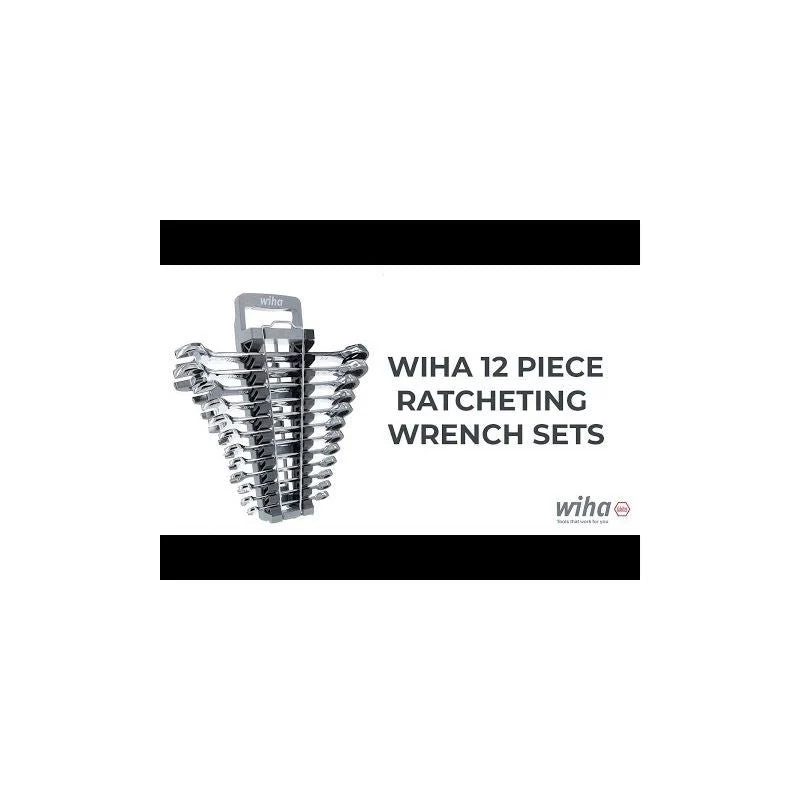 Wiha Combination Inch Ratchet Wrenches 12 Piece Set - Image 5