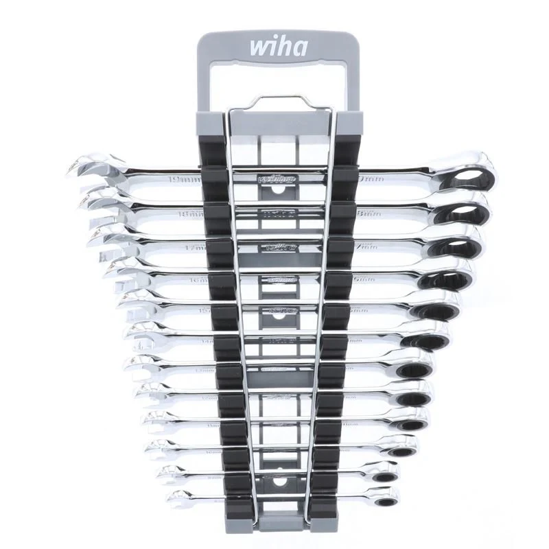 Wiha Combination Metric Ratchet Wrenches 12 Piece Set - Image 2