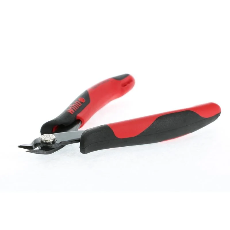 Wiha Electronic Diagonal Cutters Full Flush Wide Pointed Head - Image 3