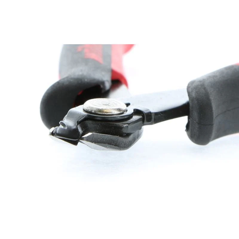 Wiha Electronic Diagonal Cutters Full Flush Wide Shape With Wire Holding Spring - Image 5