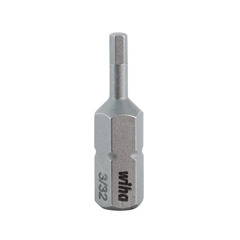 Wiha Hex Inch Insert Bit 3/32 x 25mm Pack of 10 Bits - Image 2