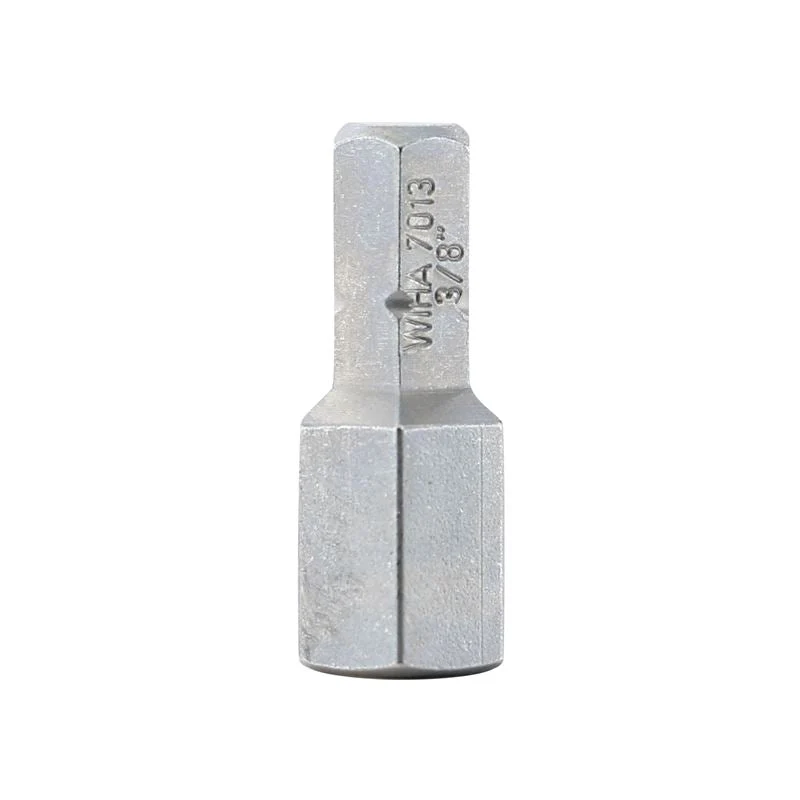 Wiha Hex Inch Insert Bit 3/8 x 25mm Pack of 10 Bits - Image 2