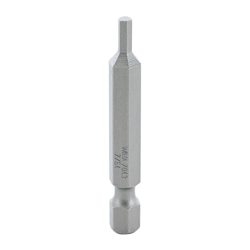Wiha Hex Inch Power Bit 7/64 x 50mm Pack of 10 Bits - Image 3