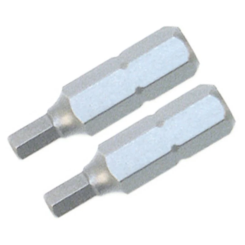 Wiha Hex Metric Insert Bit 8.0 x 25mm Pack of 2 Bits