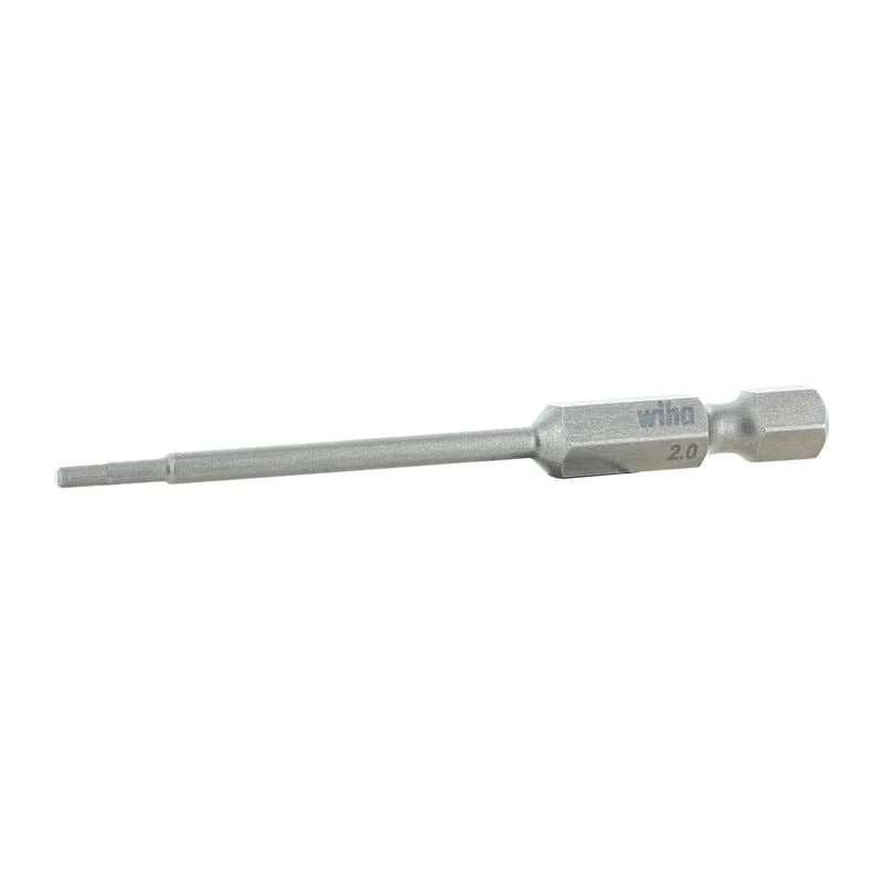 Wiha Hex Metric Power Bit 2.0 x 70mm Pack of 10 Bits - Image 2