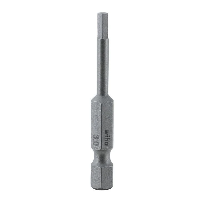 Wiha Hex Metric Power Bit 3.0 x 50mm Pack of 10 Bits - Image 2