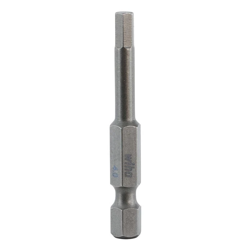 Wiha Hex Metric Power Bit 4.0 x 50mm Pack of 10 Bits - Image 2