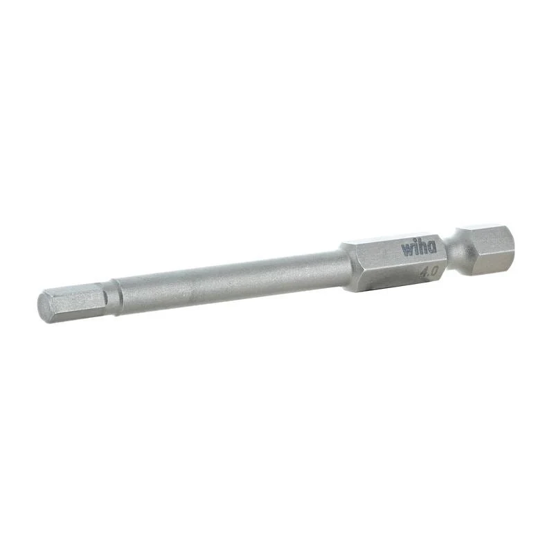 Wiha Hex Metric Power Bit 4.0 x 70mm Pack of 10 Bits - Image 2