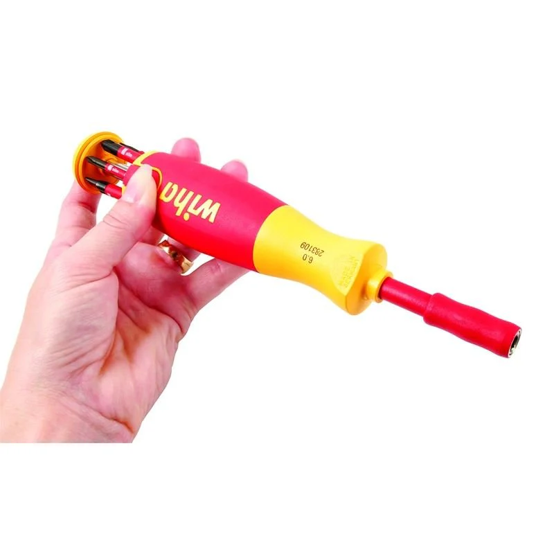Wiha Insulated 6-in-1 Ultra Driver SlimLine Slotted and Phillips Set - Image 4