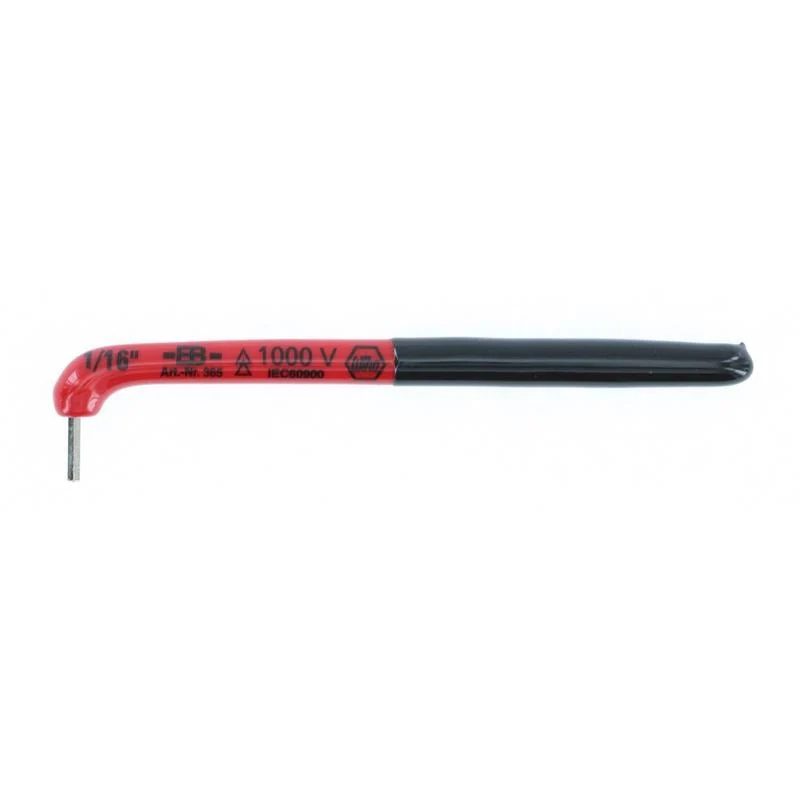 Wiha Insulated Inch Hex L-Key 1/16in - Image 2