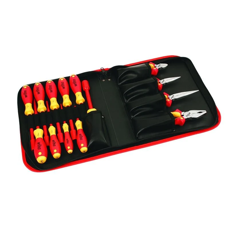 Wiha Insulated Pliers/Cutters/Slotted/Phillips/Inch Nut Drivers 14 Piece Set - Image 3