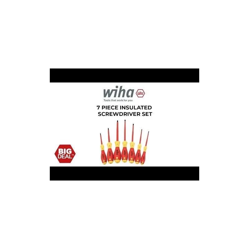 Wiha Insulated Screwdriver Set 7 Piece - Image 5