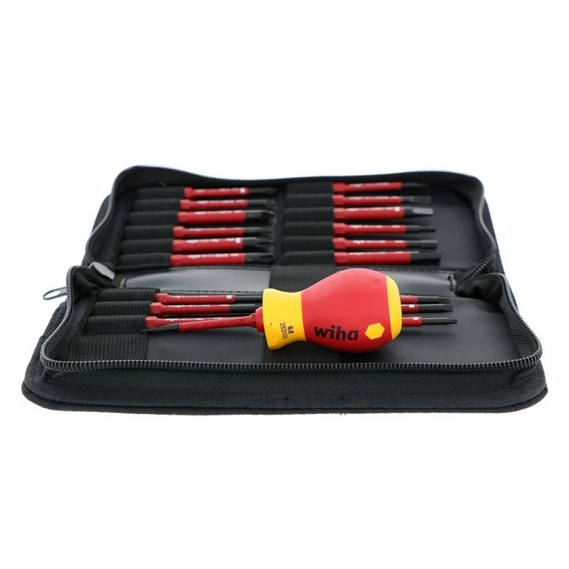 Wiha Insulated Stubby Holder SlimLine Blade 20 Piece Set - Image 2