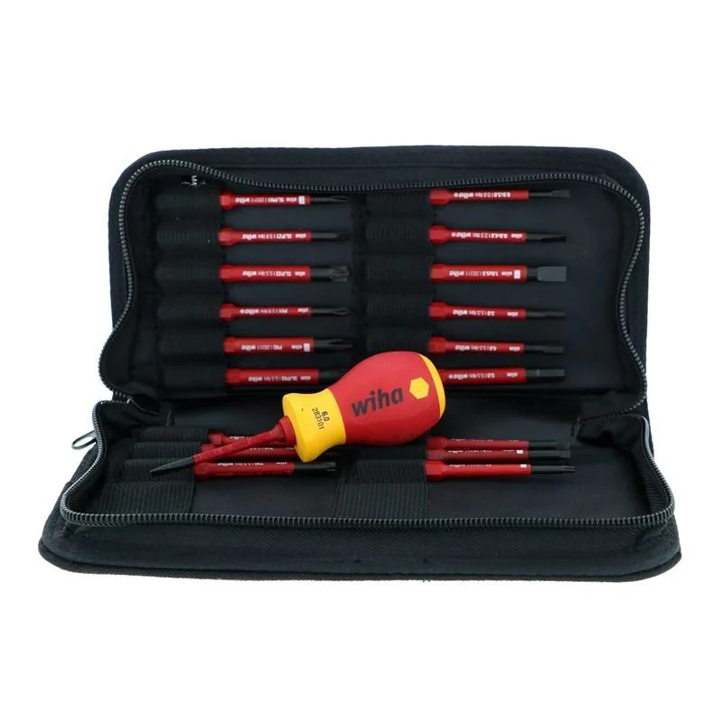 Wiha Insulated Stubby Holder SlimLine Blade 20 Piece Set - Image 3