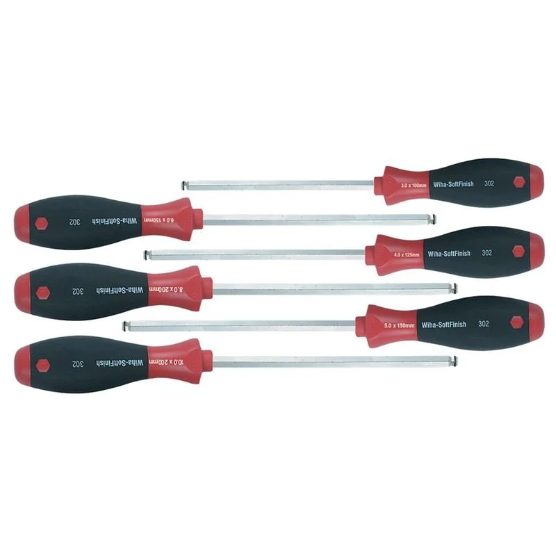 Wiha MagicRing Ball End Metric Screwdriver 6 Piece Set