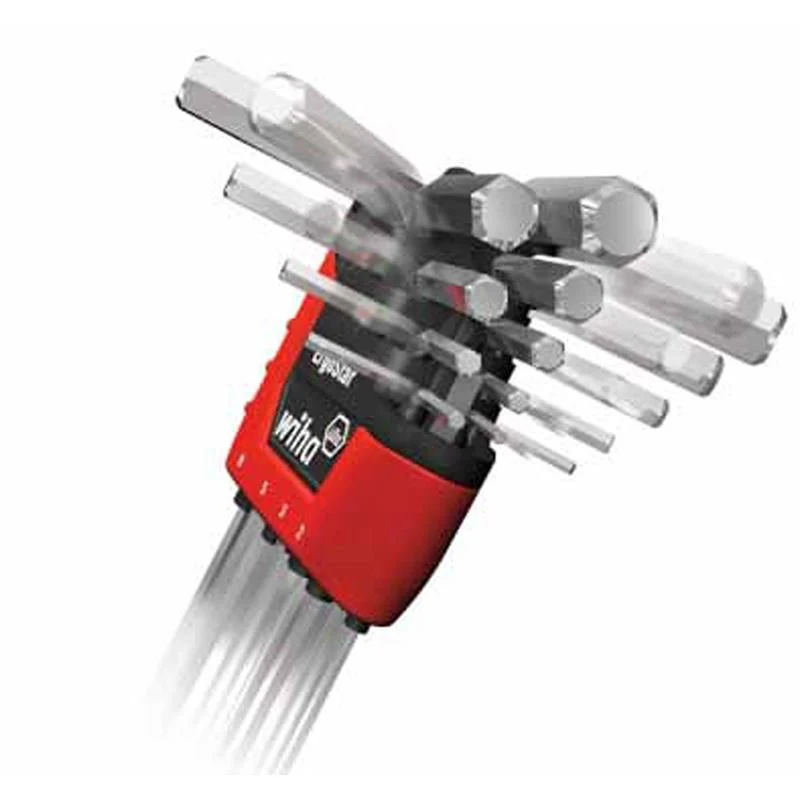 Wiha MagicRing Screw Holding Ball End Hex L-Key Inch 13 Piece Set - Image 2