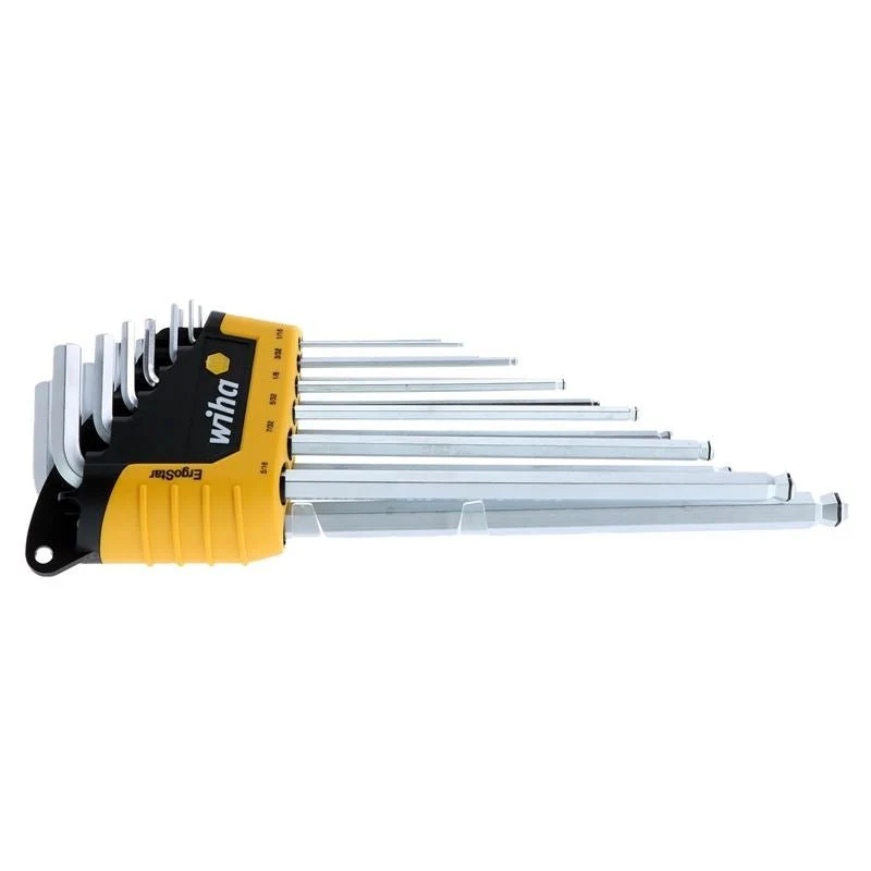 Wiha MagicRing Screw Holding Ball Hex Inch and Metric L-Key Set in ErgoStar holder - Image 10