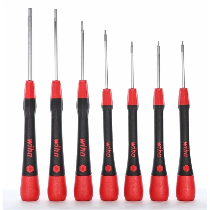 Wiha PicoFinish Precision Hex Inch Driver 8 Piece Set in Canvas Pouch - Image 2