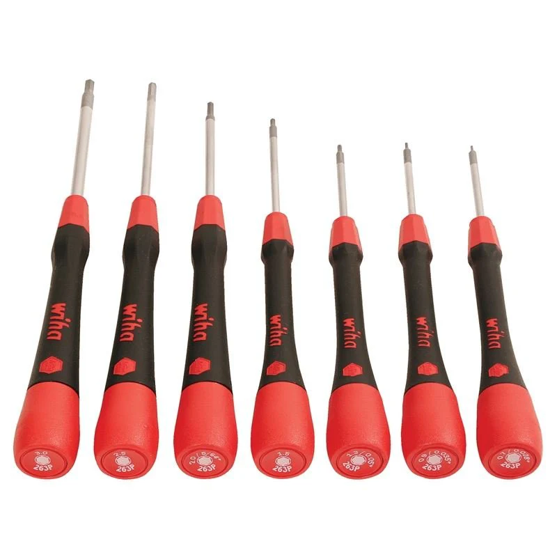 Wiha PicoFinish Precision Hex Inch Driver 8 Piece Set in Canvas Pouch - Image 3