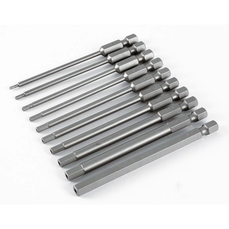 Wiha Security Hex Inch Power Blades 10 piece set