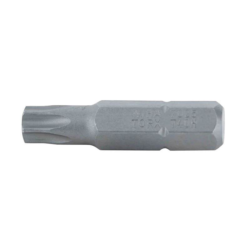 Wiha Security Torx Insert Bit 5/16 Dr T40s Pack of 10 Bits