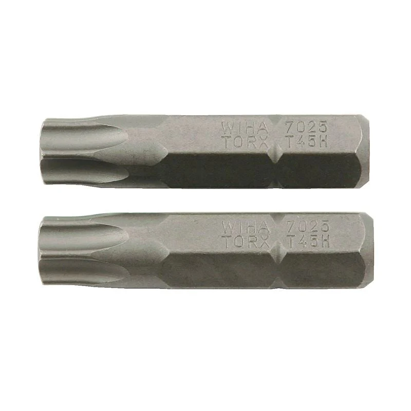 Wiha Security Torx Insert Bit 5/16 T45s Pack of 2 Bits - Image 2