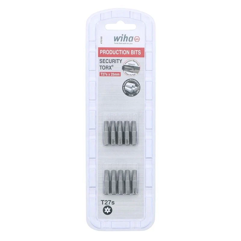 Wiha Security Torx Insert Bit T27s Pack of 10 Bits - Image 4