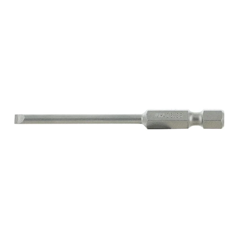 Wiha Slotted Power Bit 3.5 x 70mm Pack of 10 Bits