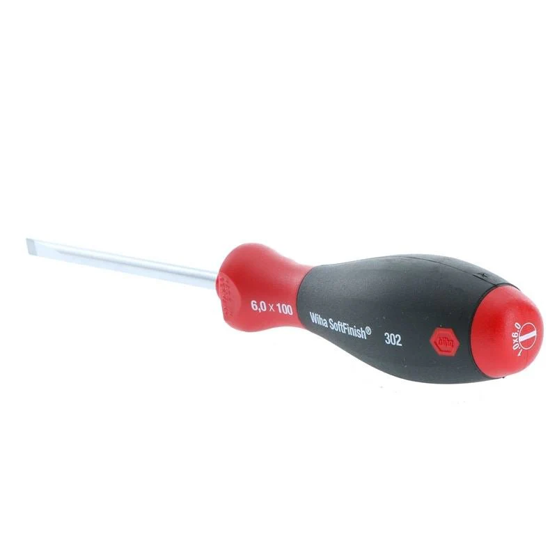 Wiha SoftFinish Slotted Driver 6.0 x 100mm - Image 3