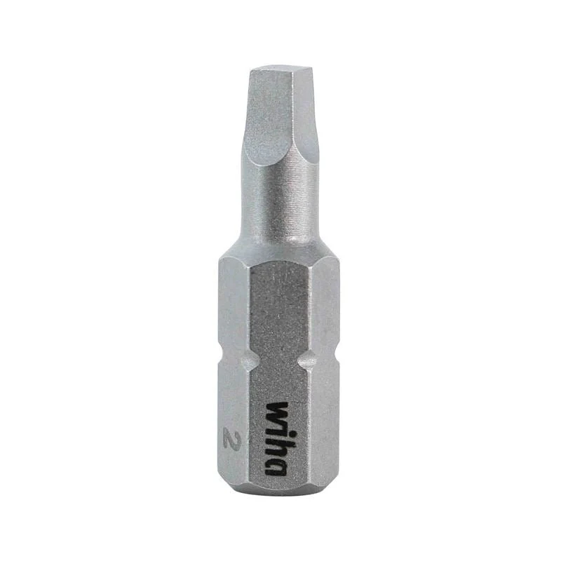 Wiha Square Insert Bit #2 x 25mm Pack of 10 Bits - Image 2