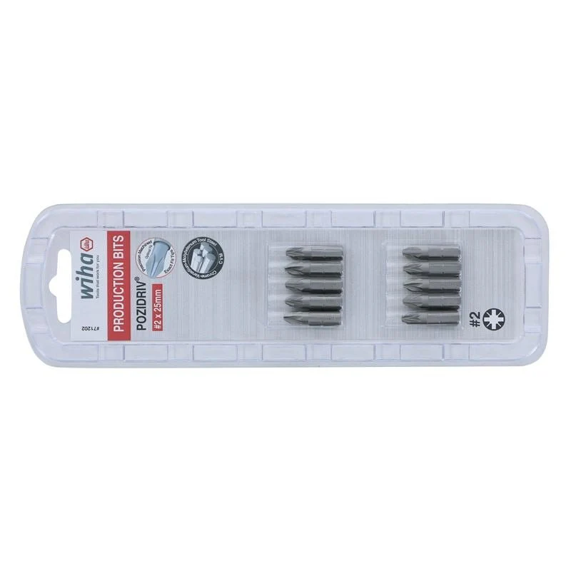 Wiha Terminator Impact Insert Bit Pozi #2 Pack of 2 Bits