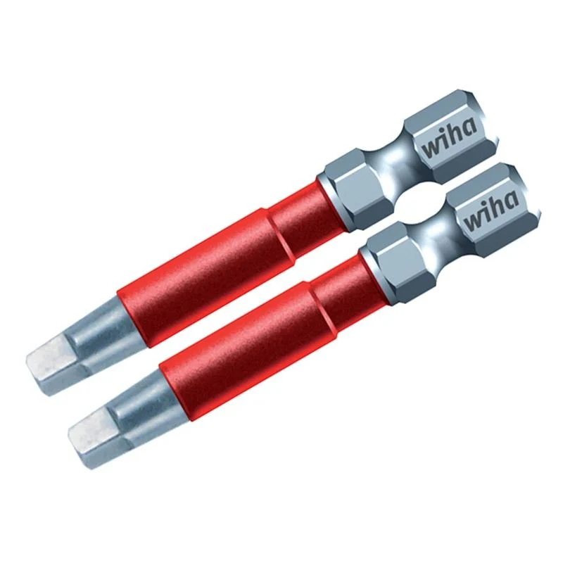Wiha Terminator Impact Insert Bit Square #3 Pack of 2 Bits
