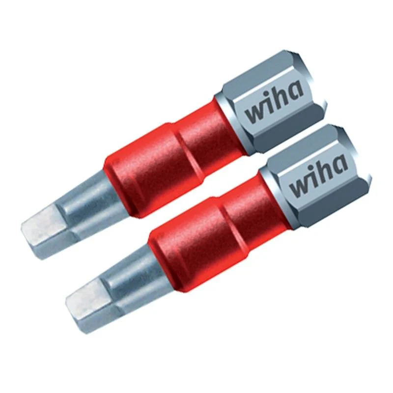 Wiha Terminator Impact Insert Bit Square #3 Pack of 2 Bits