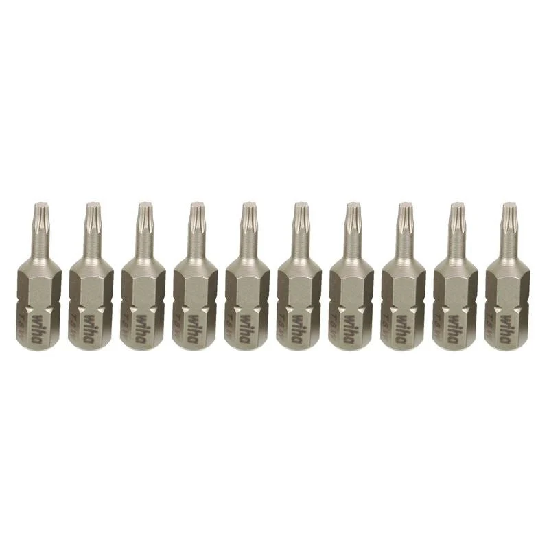 Wiha Torx Align Insert Bit T8 x 25mm Pack of 10 Bits - Image 3