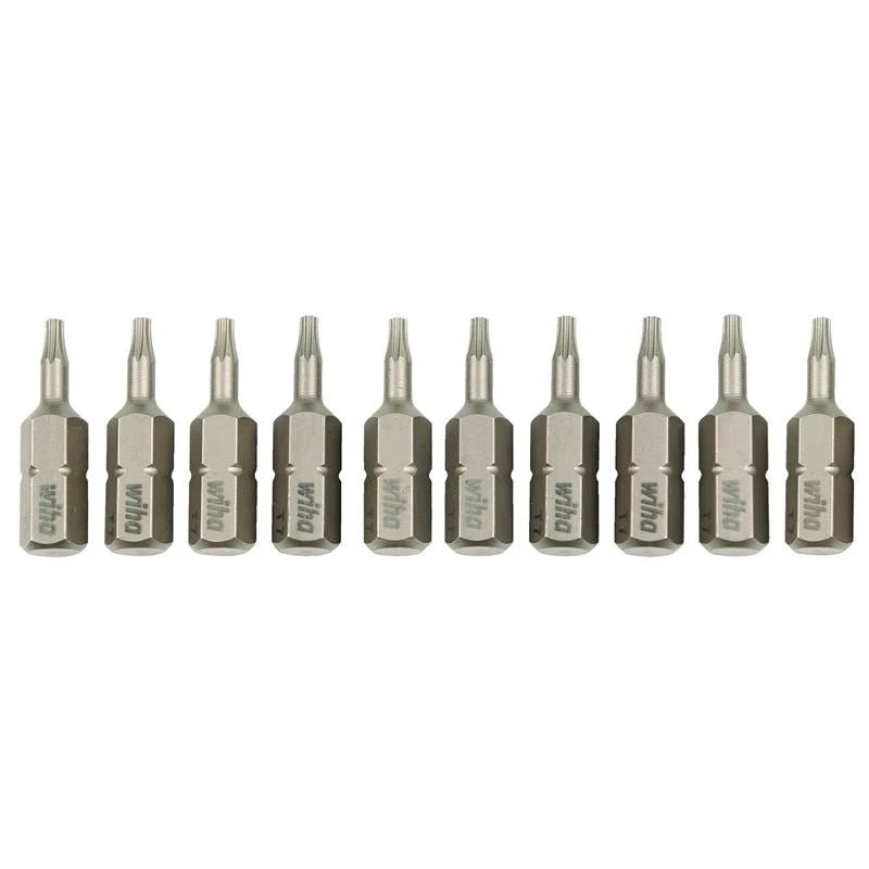 Wiha Torx Insert Bit T7 x 25mm Pack of 10 Bits - Image 6