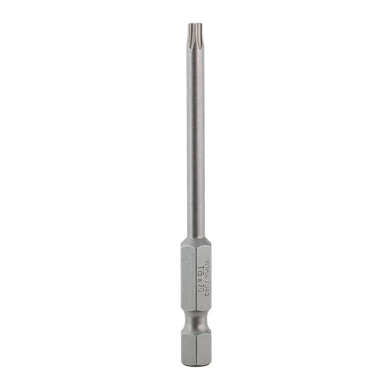 Wiha Torx Power Bit T15 x 70mm (2.75in) Pack of 10 Bits