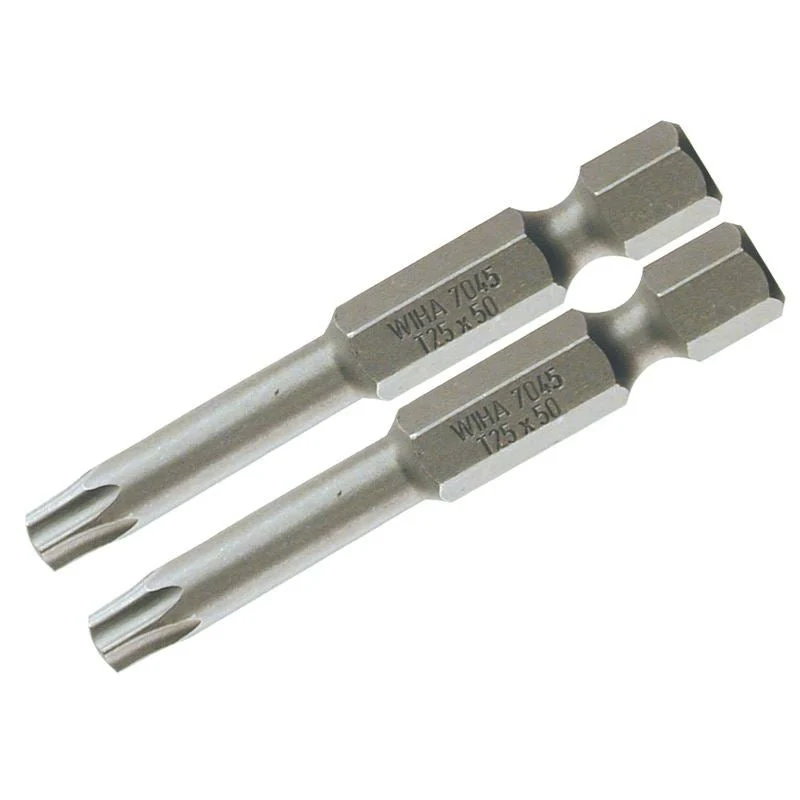 Wiha Torx Power Bit T8 x 50mm Pack of 2 Bits