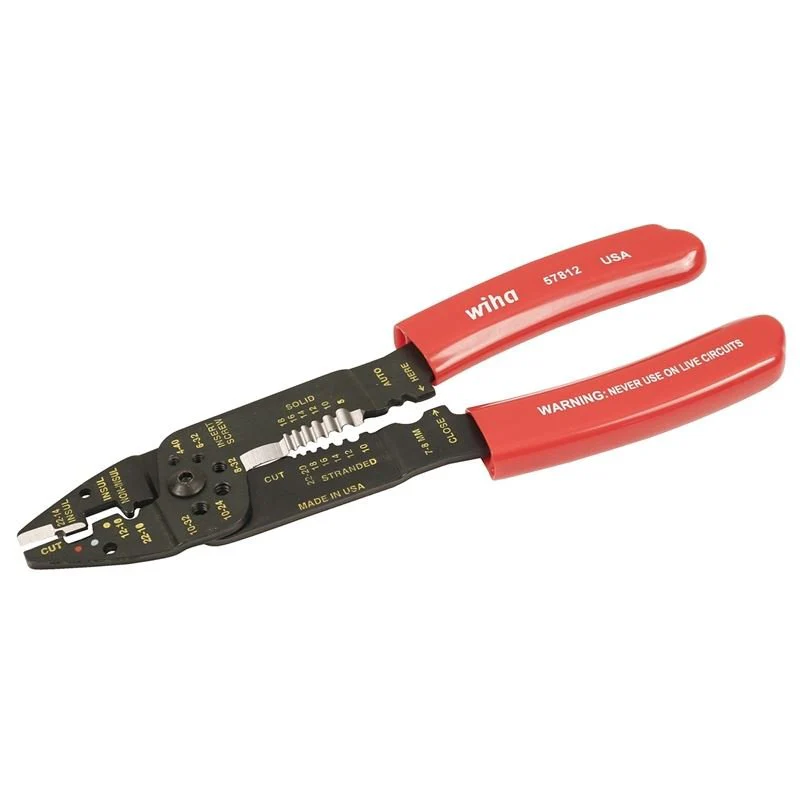 Wiha Wire Stripping Pliers/Cutters 8.5in - Image 2