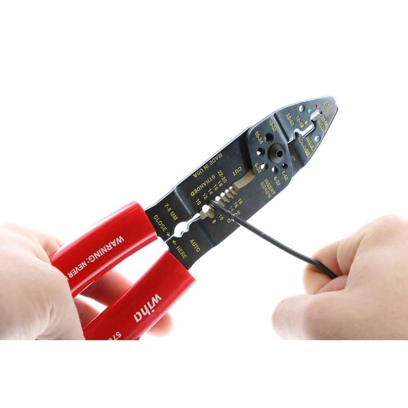 Wiha Wire Stripping Pliers/Cutters 8.5in - Image 4